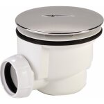 Bonde de douche pvc 60 mm avec capot abs chromé - sortie horizontale - ch584 nicoll Bonde de douche pvc 60 mm avec capot abs chromé - sortie horizontale - ch584 nicoll