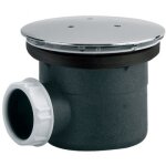 Bonde de douche pour receveur - diamtre 60 - capot mtal 120mm valentin