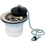 Bonde d'�vier diam�tre 50 mm � bouchon noir valentin
