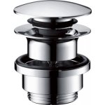 Bonde de lavabo chrome avec trop plein push - open hansgrohe