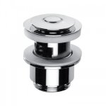 Bonde de lavabo design  clapet automatique avec trop plein - 0501074 nicoll