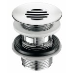 Bonde de lavabo hyginique  grille avec trop plein hygina delabie