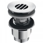 Bonde de lavabo hyginique  grille avec trop plein hygina delabie