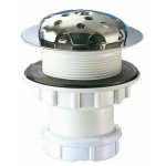 Bonde pour urinoir - siphon intgr - crpine inox delabie