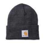 Bonnet 100% acrylique gris anthracite - watch carhartt