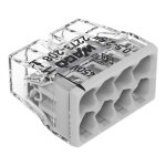 Borne de connexion - automatique 2273 - pour fils rigides 8x0, 5 a 2, 5mm2 wago