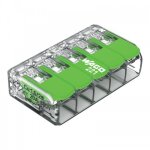 Borne de connexion universelle 221 pour fils souples et rigides x25 wago