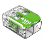 Borne de connexion universelle 221 pour fils souples et rigides x100 wago
