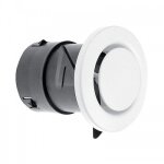 Bouche d'insufflation pour sjour et chambre - diamtre 80 mm atlantic