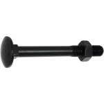 Boulon trcc japy - acier zingu noir - 6x40 mm - boite de 200 bricozor