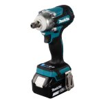 Boulonneuse � chocs lxt� 18v 330 nm + 2 batteries 5ah - dtw301rtj makita