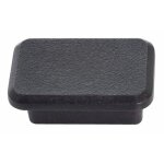 Boutons bones en zamak - entraxe 32 mm - noir bricozor