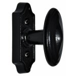 Bouton de crmone dcorative en fonte noir rollinger