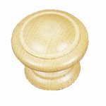 Boutons de meuble en hêtre régence - naturel verni - diamètre 40mm bricozor Boutons de meuble en hêtre régence - naturel verni - diamètre 40mm bricozor