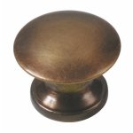 Bouton de meuble lentille - laiton patin ferrasse