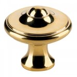 Boutons de meuble lyonnais en laiton vieilli - diam�tre 28mm dubois