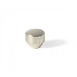 Bouton de meuble mesh - en aluminium - finition nickel� bross� - d26 h23 estamp