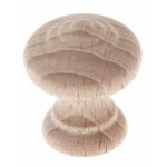 Boutons moul�s h�tre - diam�tre 30 mm cadap