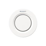 Bouton - poussoir blanc pour rinage 1 touche - bouton applique geberit