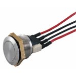 Bouton poussoir précablé en inox pour ventouse électromagnétique cdvi Bouton poussoir précablé en inox pour ventouse électromagnétique cdvi