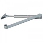 Bras compas avec arrt mcanique pour ferme - portes classic line - argent dormakaba