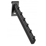 Bras de suspension inclin� 35 cm avec 8 tenons arr�t de cintre �25 mm bohnacker
