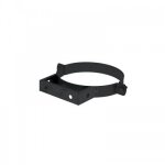 Bride murale noire réglable pour conduit de diamètre 80 / 125 - bioten ten Bride murale noire réglable pour conduit de diamètre 80 / 125 - bioten ten
