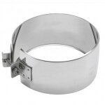 Bride de s�curit� inox - diam�tre 80 / 125 mm - bioten ten