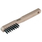 Brosse mtallique  manche en bois - acier sam outillage