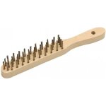Brosse métallique à manche en bois - acier trempé mob Brosse métallique à manche en bois - acier trempé mob