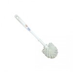 Brosse wc - boule - nylon blanc brosserie thomas