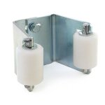 Butée centrale pour portail coulissant épaisseur 53 à 76 mm - cg - 30 comunello Butée centrale pour portail coulissant épaisseur 53 à 76 mm - cg - 30 comunello