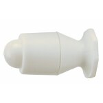 Bute de plinthe plastique blanc - longueur 70 mm bricozor