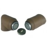 Butoir magntique rversible - force 35 kg - gris monin