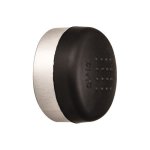 Bute de porte murale - diamtre 40 mm - julior gris / noir civic
