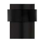 Bute de porte - ronde - inox et finition noir - cosmos karcher design