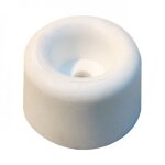 Butes de sol caoutchouc blanc - hauteur 18 mm - diamtre 30 mm bricozor
