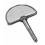 Bute de volet coude - vis  bois - droit - lot de 10 bricozor