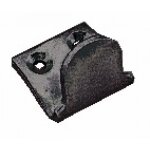 Bute de volet coude  visser - bas - zingu noir - lot de 10 torbel