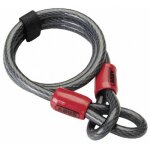 C�ble antivol - � boucles - en acier gain� pvc - 12 mm x 1, 20 m - cobra abus