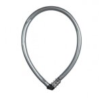 Câble antivol de vélo à spiral - à combinaison - 6 / 55 cm - type 1100 - gris abus Câble antivol de vélo à spiral - à combinaison - 6 / 55 cm - type 1100 - gris abus