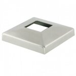 Caches pour embases de poteau garde - corps - carr 40 x 40 mm - inox 316 design production