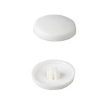 Cache - vis plastique - pour vis tte fraise type ffs empreinte torx - blanc - boite de 100 fischer