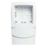 Cadre 1 poste pour appareillage saillie - pose sur moulures dlplus - paisseur 16 - blanc legrand