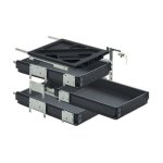 Caisson de bureau  tiroirs simples - kit complet - 530 mm - systema hettich