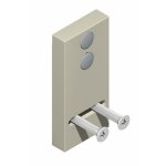 Cale arrt de vantail - pour montant plat - verrou 2586 et 2590 la croise ds