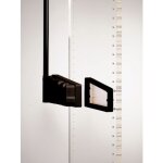 Cale d'paisseur pour penderie escamotable lift 300 - noir ambos