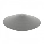 Cale porte amovible conique sans fixation en caoutchouc diamtre 118 mm - gris cadap