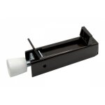 Cale - porte à pédale pour porte lourde - corps acier et double ressort - noir ibfm Cale - porte à pédale pour porte lourde - corps acier et double ressort - noir ibfm