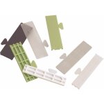 Cales de vitrage plastique - longueur 80 mm - largeur 16 mm - paisseur 1 mm goettgens sa